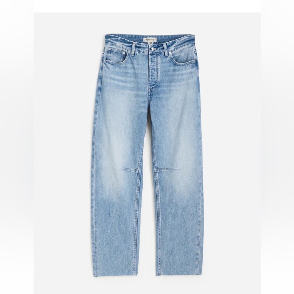 Madewell The Darted Barrel-Leg Jeans